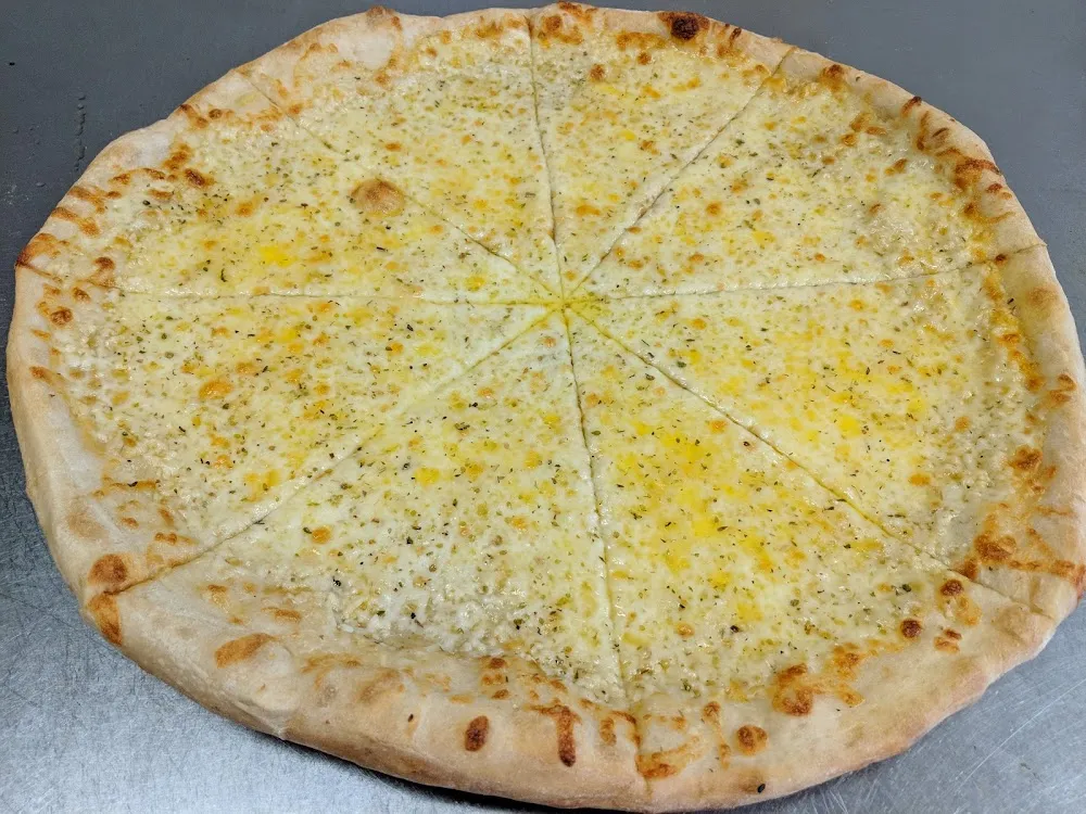 White Garlic Pizza